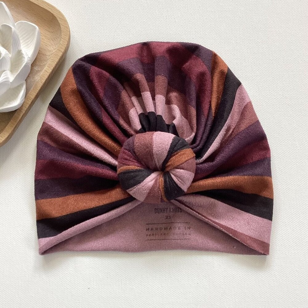 Bunny Knots Striped Headwrap